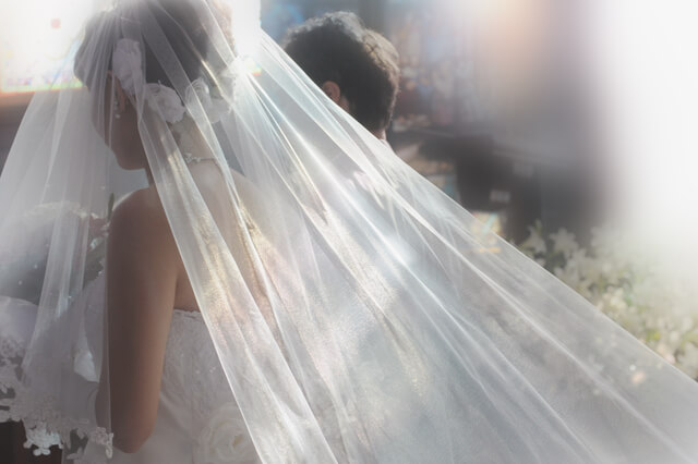 石垣島のウェディングドレス姿の花嫁